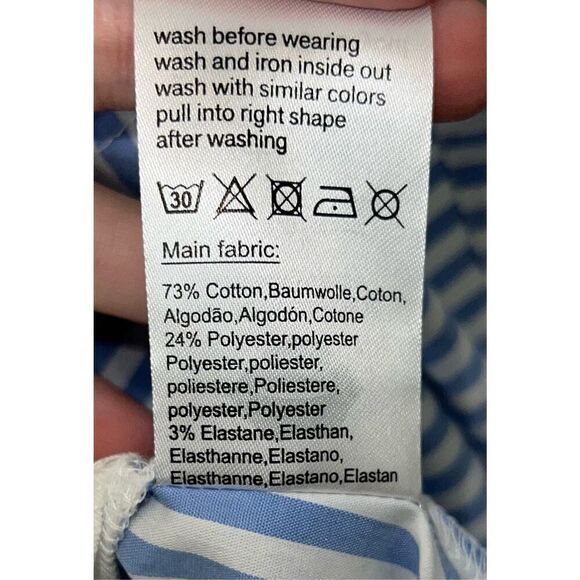 New! Women’s Striped Knee Length Fit & Flare Dress Small - Picture 9 of 11